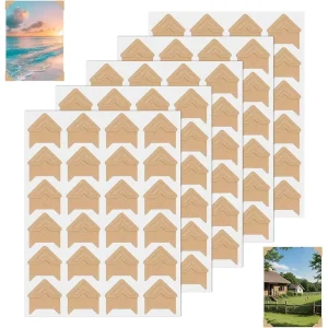 Custom Photo Album Corners Self Adhesive Paper Mounting Stickers for Family Memory Book Baby Photo Frame Keepsake