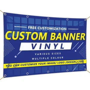 Custom Polyester Advertising Banner Backdrop Banner Printing Large Fabric Banner