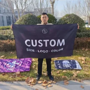 Double Sided logo Advertising Nylon Polyester Banner Wall Flags Custom 3×5 Digitally Printed Polyester Wedding and Festive Flags
