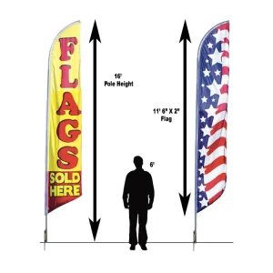 Custom Polyester Outdoor Advertising Beach Flag Promotional Flags & Banners for Road Show Event with Custom Logo