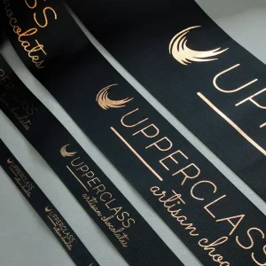 Custom Polyester Ribbon With Printed Logo for Gift Wrap Decorations Customized Silk Satin Shiny Ribbon Rolls for Gift Box