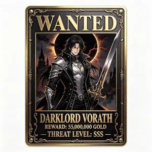 Custom Popular Anime Character Metal Trading Cards