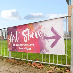 Custom Portable Advertising Banners 13oz PVC Vinyl Waterproof UV Resistant Bulk Orders Welcome