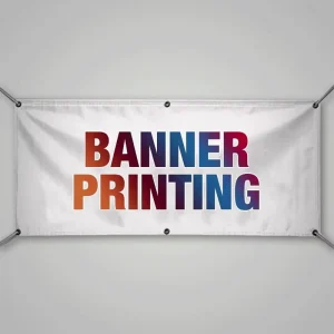 Custom Portable Horizontal Banners Vinyl Fabric Mesh Advertising Display Banners Printed According to Samples