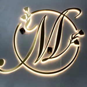 Custom Positive Light Bulb Word 3D Led Letter Lights Sign