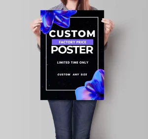 Custom Poster A0 Paper Printing Wall Art Picture Full Color Advertising Photo Movie Music Business Film Poster Printed