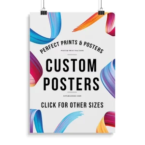 Custom Poster Printing Service Personalized Offset Paper Wall Art Print Wall Decor with Film Lamination OEM Options