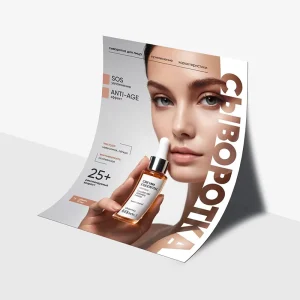 Custom Poster Printing for Colorful Beauty Products and Commercial Promotions Printing of Decorative Posters