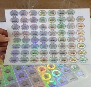 Custom Price 3D 2 cm Round Hologram Security Hologram Sticker/Label with Competitive Price