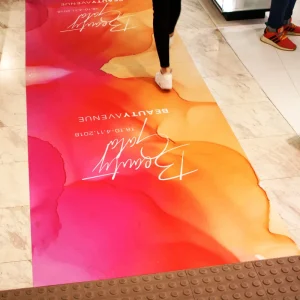 Custom Print Anti slip Waterproof Floor Tile Sticker Floor Sticker