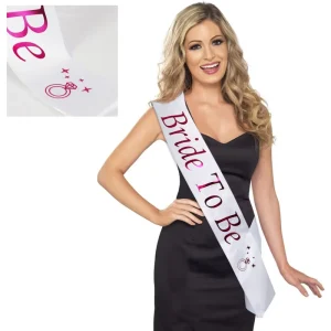 Custom Print Bride To Be Ribbon Sash