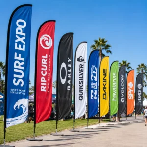 Custom Print Feather Flag Promotional Advertising Flaying Teardrop Flag Banner Outdoor Custom Beach Feather Flag