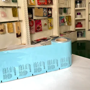 Custom Print Food Packaging Film LLDPE Snack Sachet Film Roll Food Wrapping Film Roll for Food