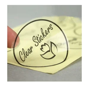 Custom Printable Waterproof White clear logo Stickers Inkjet Stickers Paper Full Sheet Transparent Printer Vinyl Label