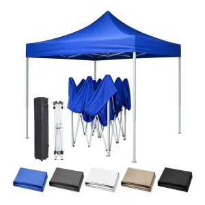 Custom Printed 10×10 Heavy Duty Waterproof Folding Pop up Canopy Tent for Trade Show Booth and Event Promotion