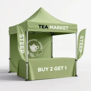 Custom Printed 10x10ft Aluminum Frame Pop Up Canopy Tent Outdoor Easy Advertising Tent for Trade Shows with Giveaways