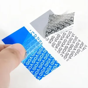 Custom Printed 3D Hologram Waterproof Anti Tamper Warranty Security Label QR Code Authentication Strong Adhesive Paper Sticker