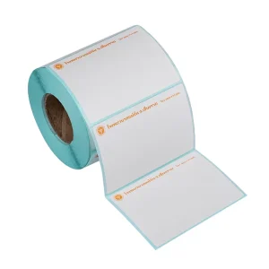 Custom Printed Adhesive Labels Waterproof Oil Proof Stickers for Brand Packaging Commercial Retail Use
