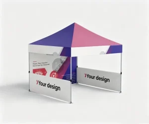 Custom Printed Advertising Pop up Tent for Outdoor Tournament Food Vendors Waterproof Portable UV proof Tents for Event