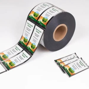 Custom Printed Agricultural Packaging Film Roll for Seed Fertilizer and Agrochemical Sachet Flexible Packaging
