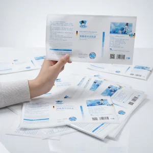 Custom Printed Baby Bottle Detergent Self Adhesive Label Sticker Waterproof Clear PET Film Roll Product Packaging Labels