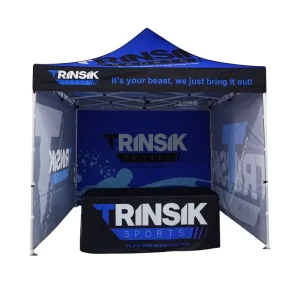 Custom Printed Commercial Pop Up Canopy Tent Outdoor Trade Show Tent with Removable Side Walls