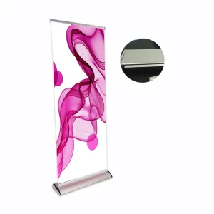 Custom Printed Economy Portable Retractable Roll up Banner Stand Aluminum Pull Up Banner for Advertising