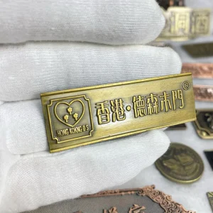 Custom Printed Engraved Metal Aluminium Plate Logo Sign Name Plates Tag Label Plaques Machine Equipment Nameplates