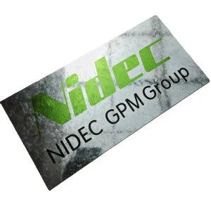 Custom Printed Engraved Metal Plate Metal Logo Sign Name Plates Tag Label Aluminium Machine Nameplates for Equipment