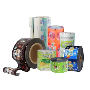Custom Printed Food Packaging Film Roll Laminated Flexible Packaging Roll Film Small Pouch Roll Film