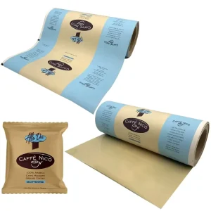 Custom Printed Food Packaging Laminated Roll Film Plastic Film Laminated Biscuit Puffed Food Packaging Film