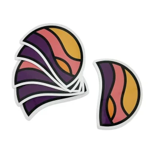 Custom Printed Gift Tags Holographic Laser Label Stickers Self Adhesive Waterproof Packaging