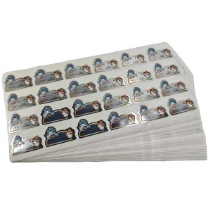 Custom Printed Glossy Silver Durable Holographic UV Protection Eco Friendly Recyclable Scratch Off Waterproof Oil Proof Barcode