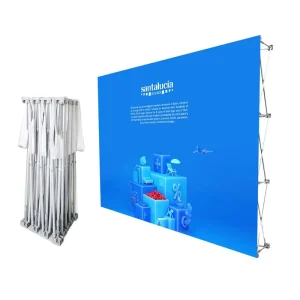 Custom Printed Graphics Trade Show and Party Equipment Stage Fabric Banner Stand Events Floor Standing