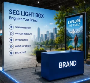 Custom Printed LED Fabric Light Box for Indoor Promotion