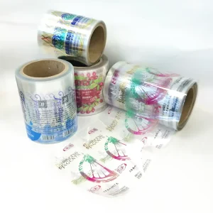 Custom Printed Logo Adhesive Labels for Wine Advertising Packaging with QR Code Glossy Laminated Vinyl Waterproof Sticker