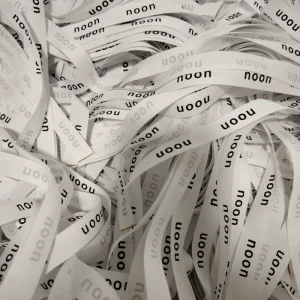 Custom Printed Logo Satin Ribbon Size Logo Printed Design Artwork Ribbon Silk Screen Etc 7 10days