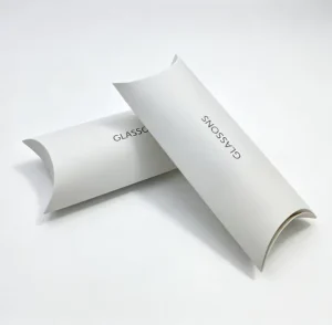 Custom Printed Paper Pillow Box Small Gift Packaging Box for Jewelry Glasses Underwear Accessories