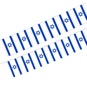 Custom Printed Polyester Pennant Bunting Flags with Digital Printing Personalized for Indoor Outdoor Decorations Hanging