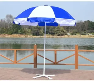 Custom Printed Promotional Big Beach Sun Umbrella PVC Mtn Beach Umbrella Parasol Umbrella for Beach