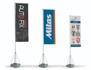 Custom Printed Rectangle Advertising Banner Exhibition Nobori Flags Pole Stand Custom Nobori Flags