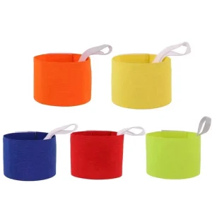 Custom Printed Reflective Logo Captain Armband Solid Color Blank Elastic Velcro Training Equipment
