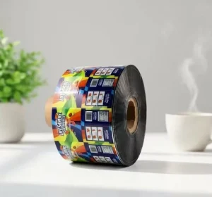 Custom Printed Roll Film Vacuum Bag Color printed Food Packaging Bag Printing Composite Film logo