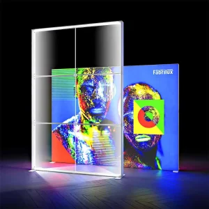Custom Printed SEG LED Light Box Aluminum Frame Silicone Edge Fabric Backlit Sign for Exhibition Booth