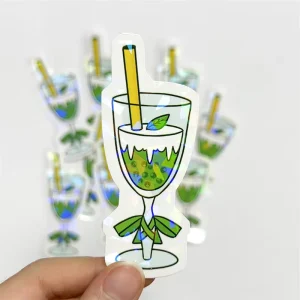 Custom Printed Waterproof Glossy Vinyl Stickers Die Cut Labels Logo Stickers Self Adhesive PVC Labels