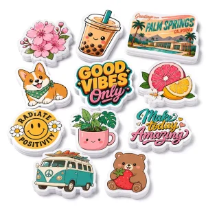 Custom Printed Waterproof Paper Adhesive Sticker For Pig Bike Candle Craft & Photo Frame Use