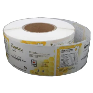 Custom Printed Waterproof Vinyl Adhesive Sticker Labels for Sandwiches and Bottled Beverages Food Grade Brightpac Brand