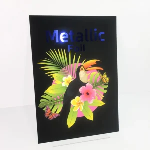 Custom Printing Art Prints A2 A3 A4 Poster Metallic Blue Foil Anime Vibrant Color Illustration Promotion Display Expo Posters