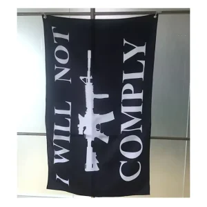 Custom Printing Band Textile Fabric Gun Banner Flags