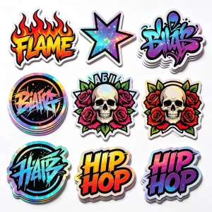 Custom Printing Cute Stickers Kawaii Waterproof Die Cut square Heart Sticker Die Cut Sticker Roll Custom
